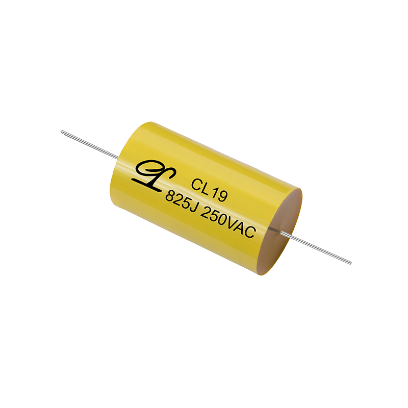 CL19 metalliserad polyesterfilmkondensator (axiell ledningstyp)