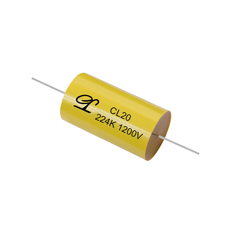 CL20 metalliserad polyesterfilmkondensator (axiell ledningstyp)